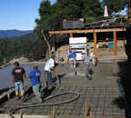 Leveling a slab is an art. Of course...