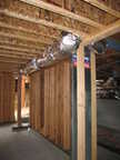 HVAC ducts for the great room....