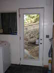 And the new laundry room door. The cats...