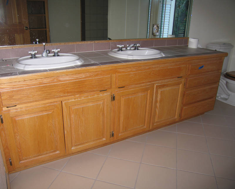 This is upstairs bath at 7am on July 3....