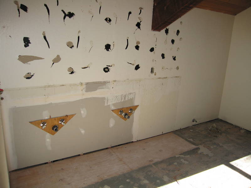 Ten hours later, the bathroom is...