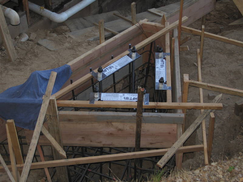 Close-up of the corner....