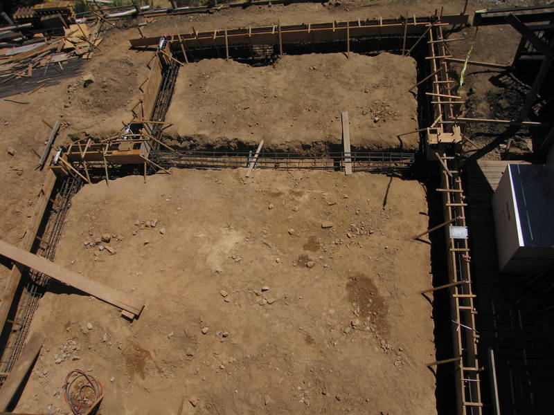 The view from the roof. The foundation...