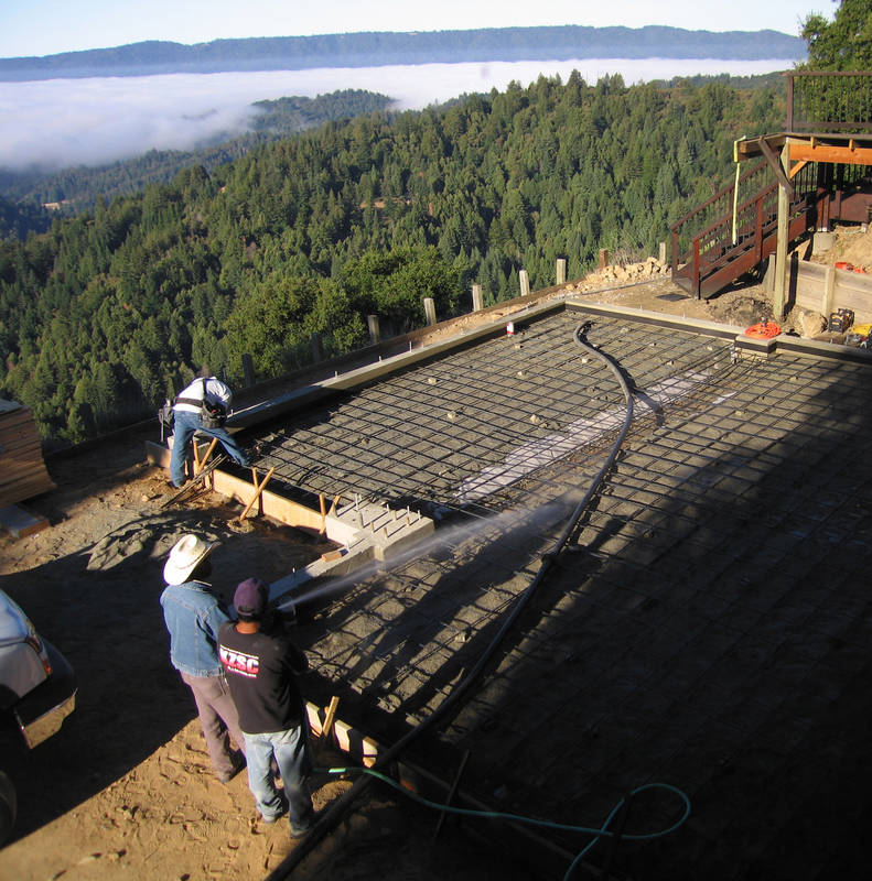 Pour day stars with a good hose down of...