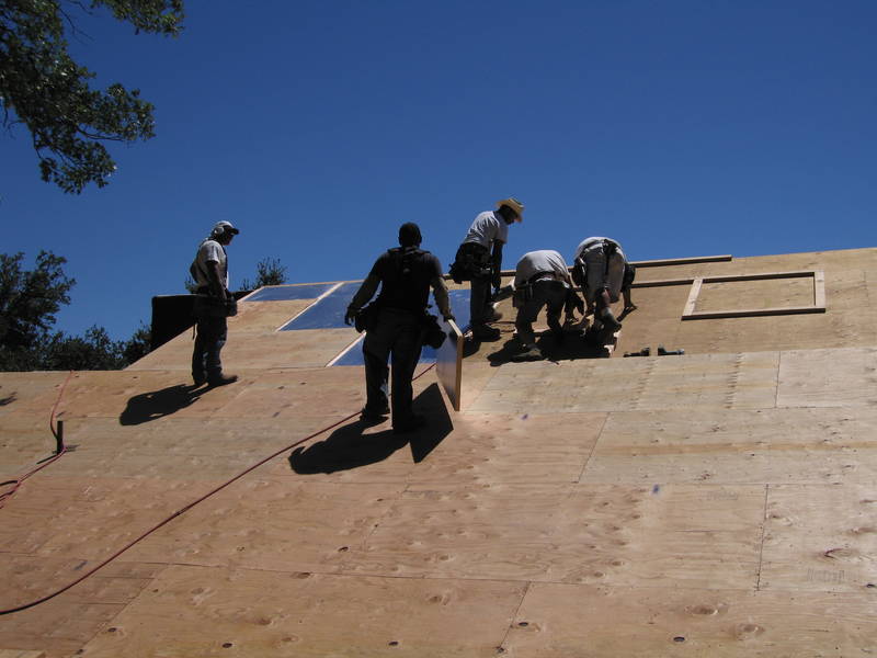 Everybody on the roof! Construction! New...
