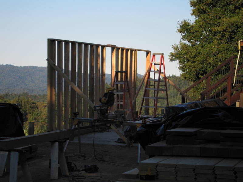 A wall grows from the slab!...