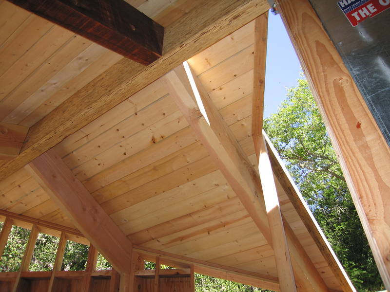 ... then the ceiling transition from the...