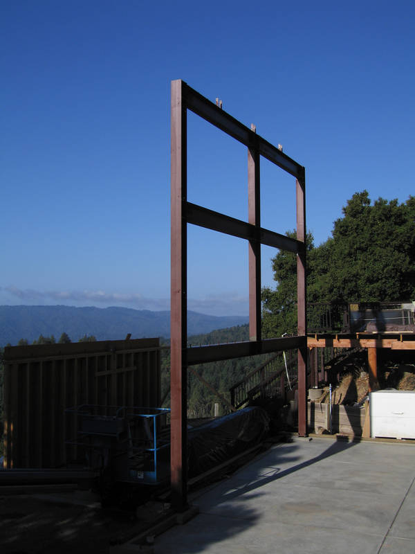 Raised and welding complete on a quiet,...