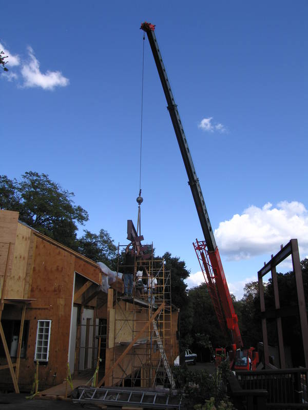 Slowly descending to the crew......