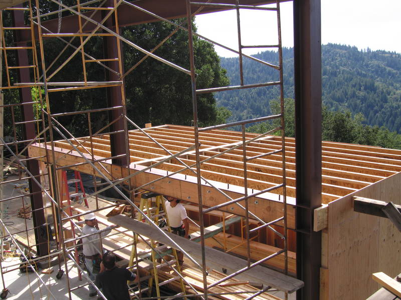 Done! The ceiling of the 1-bay is also...