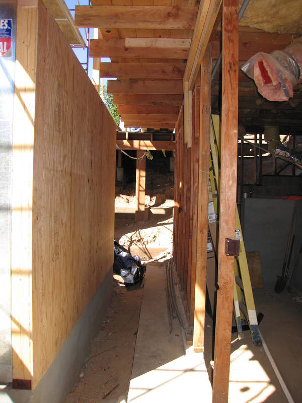 Here's where the stairs will come down...