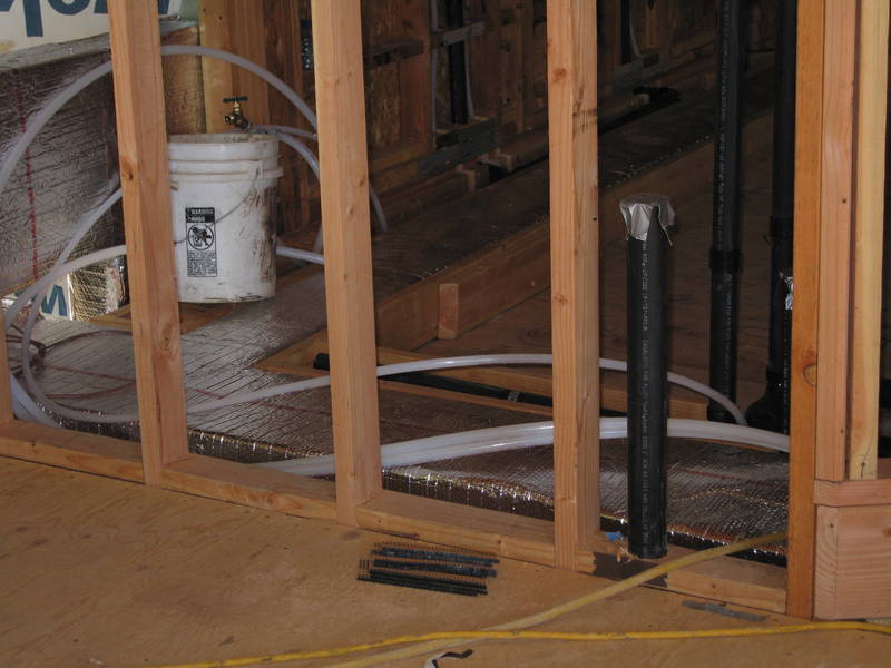 Spaghetti? Nope, more Pex in the...