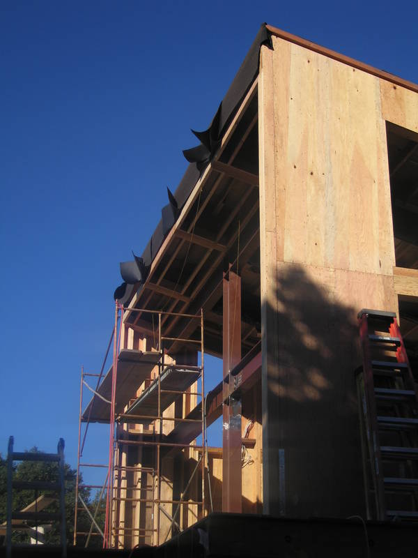 Closer look at the wing walls and...