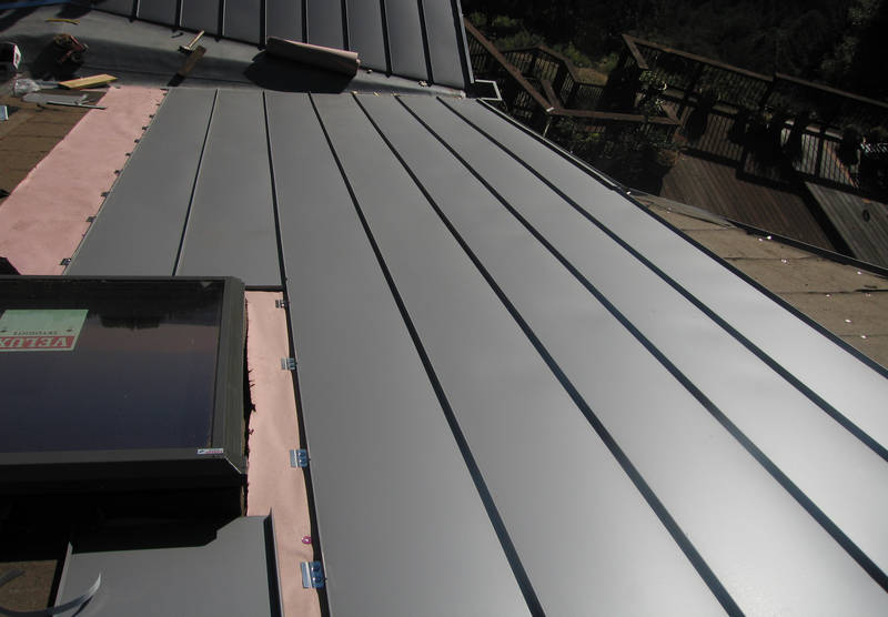 All the water on this part of the roof...