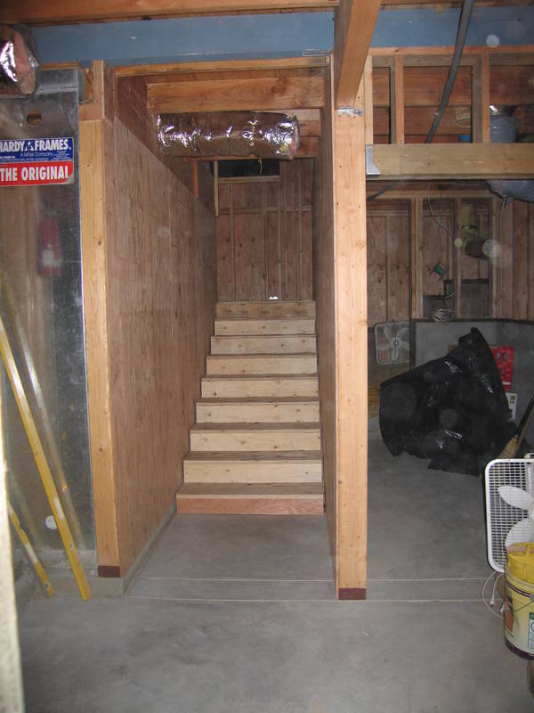 Later, stairs! Try to imagine these...