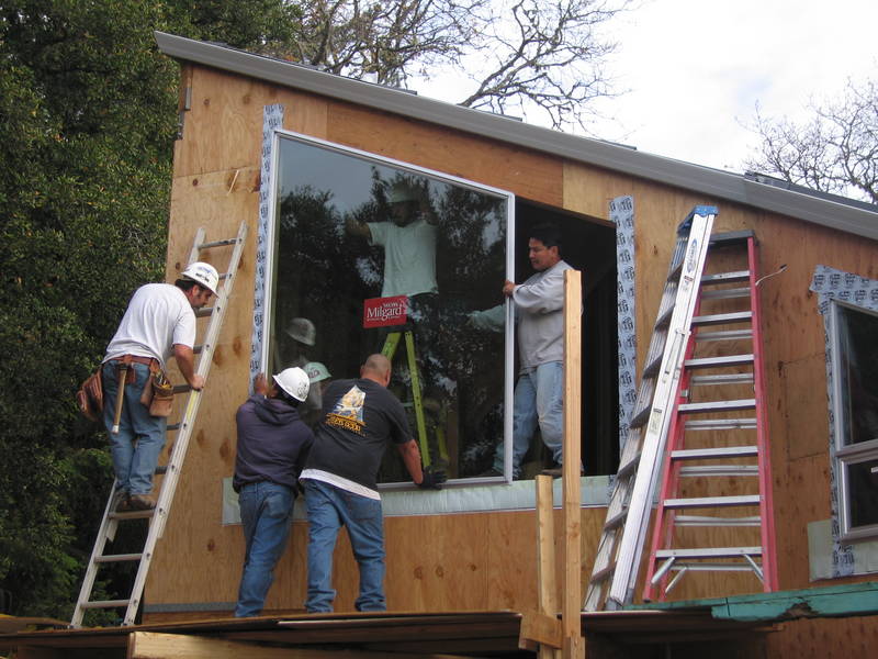 Finishing touches before it's nailed in....