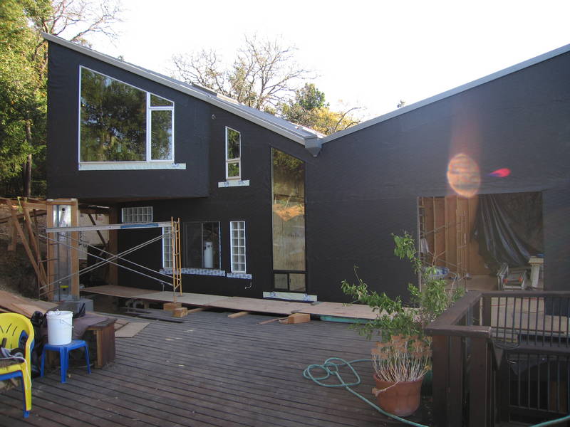 West side wrapped in Vaprosheild....