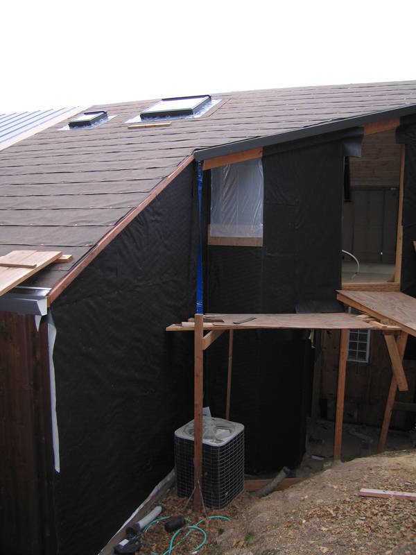 ... A/C chase boxed in, and covered with...