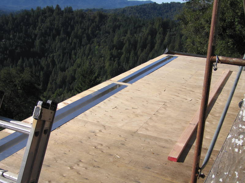 These trays are inset gutters....