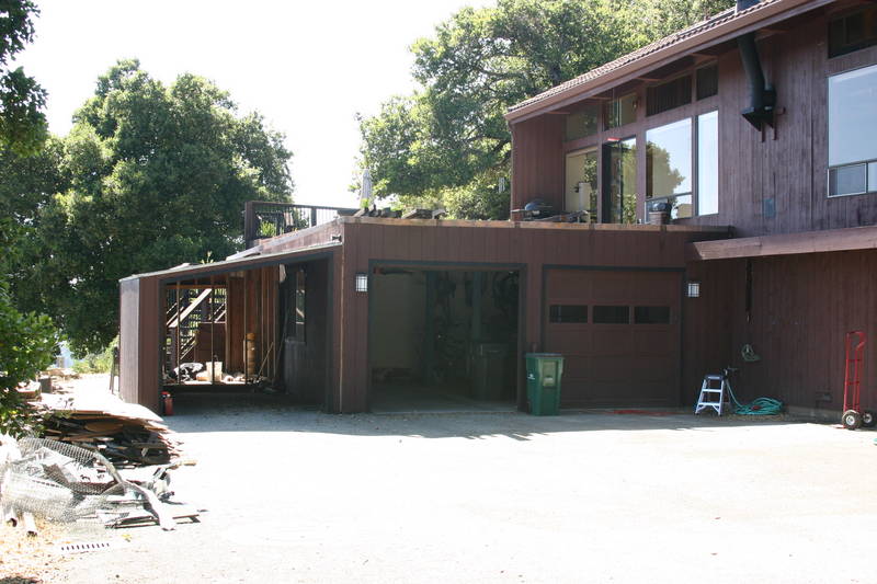 A little later after the railings are...