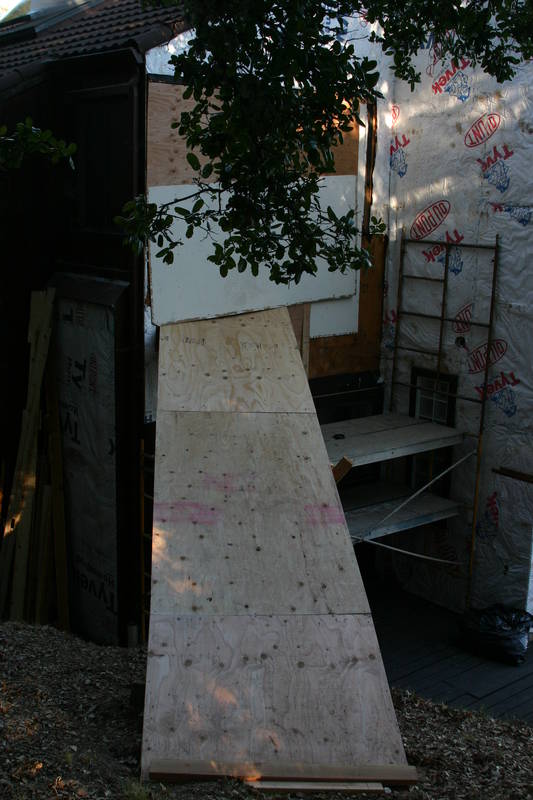 This will be a debris ramp for removing...