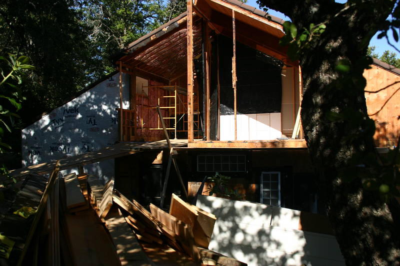 Looking east from debris-land. This view...