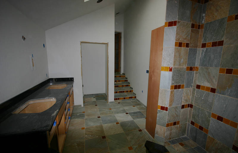 Looking back the other way at the steps...