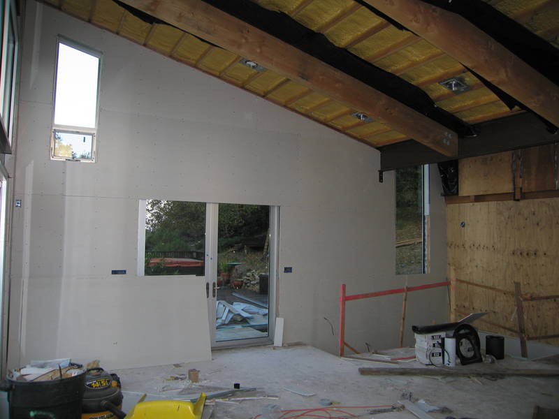 And the great room. West wall in...