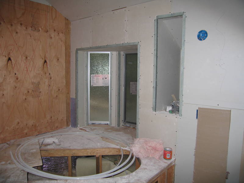 Tub corner done. Nice!...