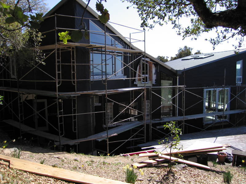 West side is just about done....