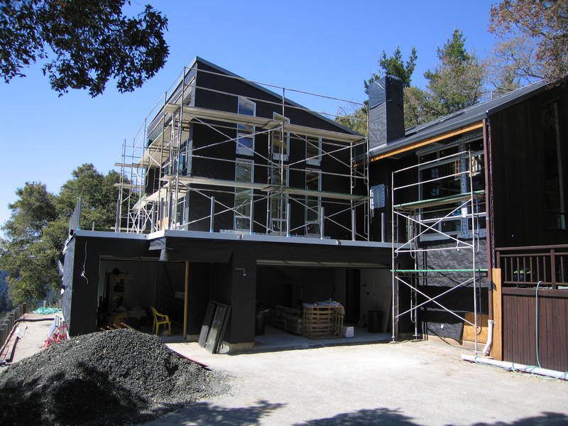 By early afternoon, the scaffold was...