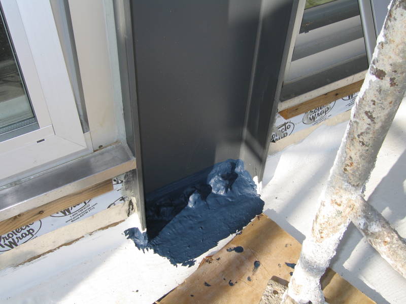 More leak fixing - this area where the...