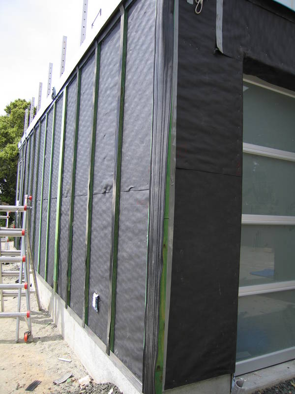 Then the EPDM. This keeps the Swisspearl...