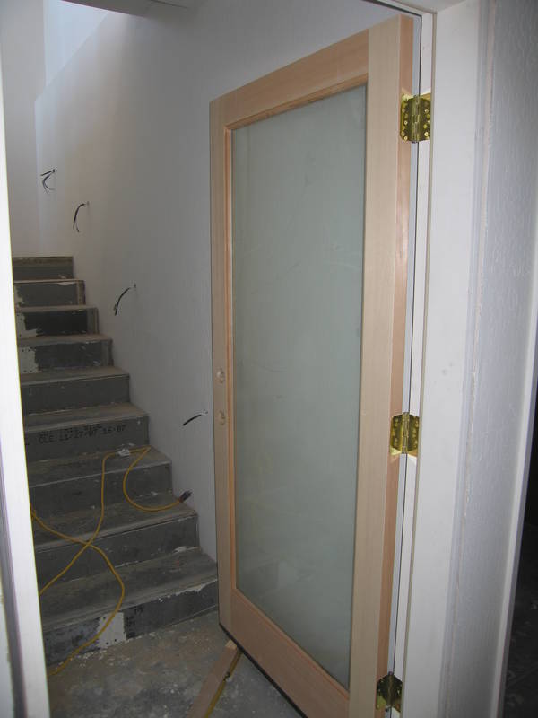 Another view of the basement door....