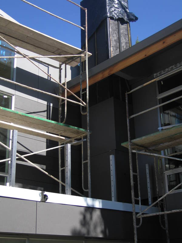 Starting to work up the chimney chase......