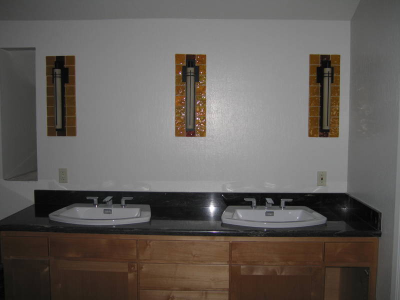 Andy helped Harlan install the three...