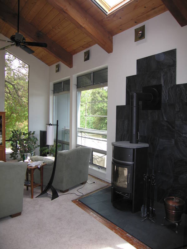 The living room gets closer to normal -...