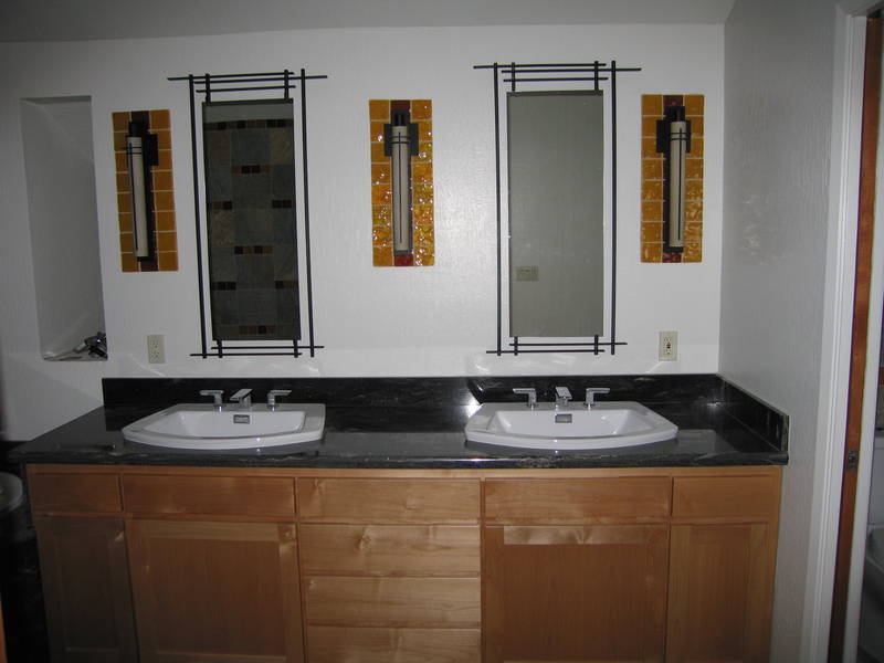 In between painting the great room, the...