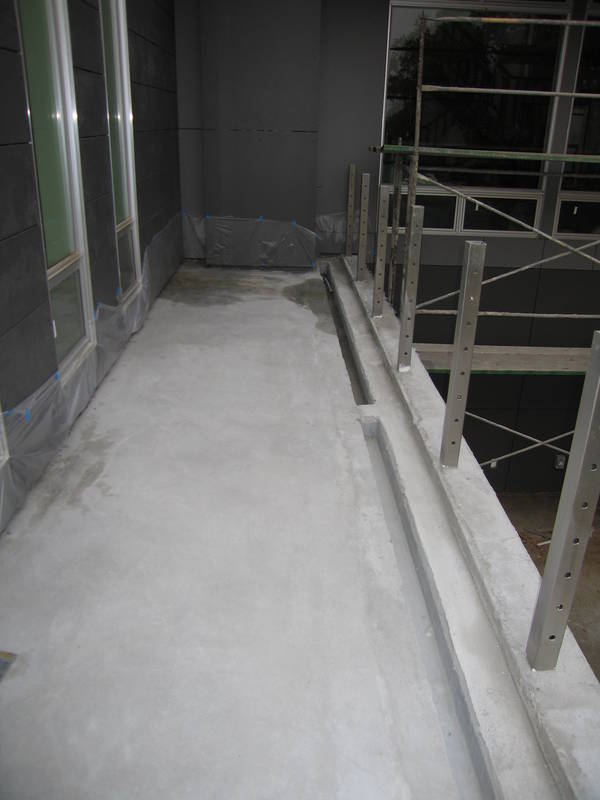 East roof deck ready for tile....