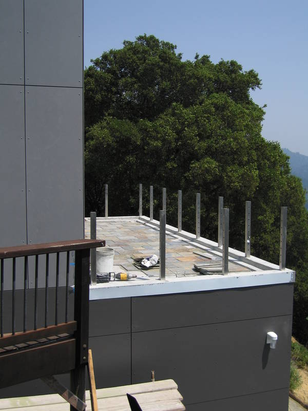 More progress on the south deck....