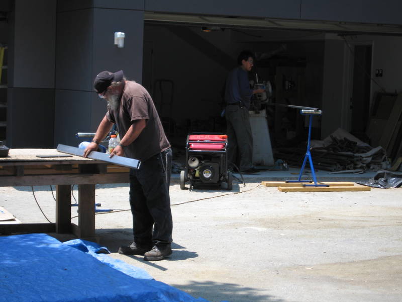 Mobile metal shop. To the left, there's...