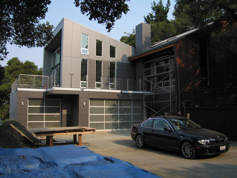 Full view of the progress early morning...