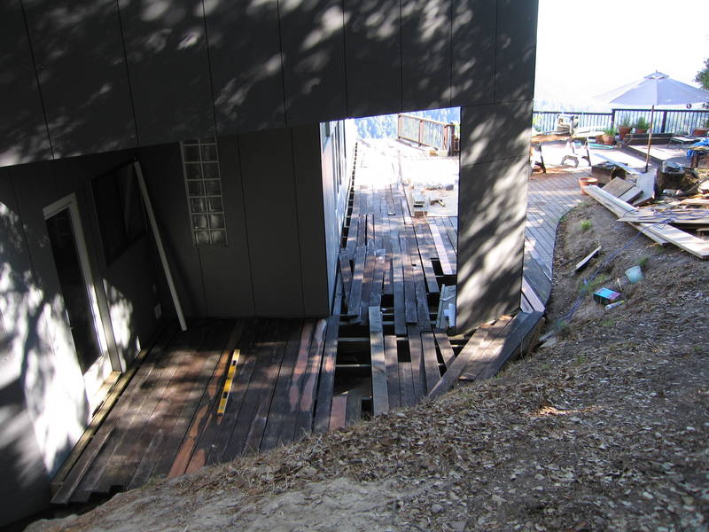 A puzzle. Where do these deck boards go?...