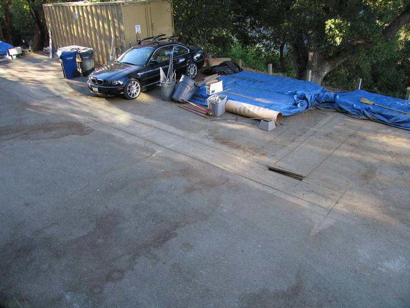 Septic work begins 8/21 with cutting the...