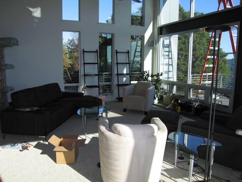 Furniture arrives. This is one...