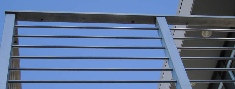 Viewed from under the rail, you can see...