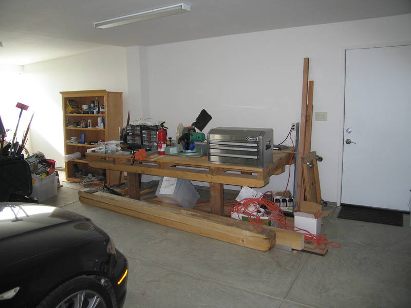 Work table  made out of a Swisspearl...