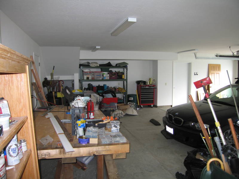 Looking the other way, shelves are in...