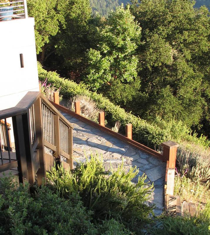 Path as seen from the back deck...